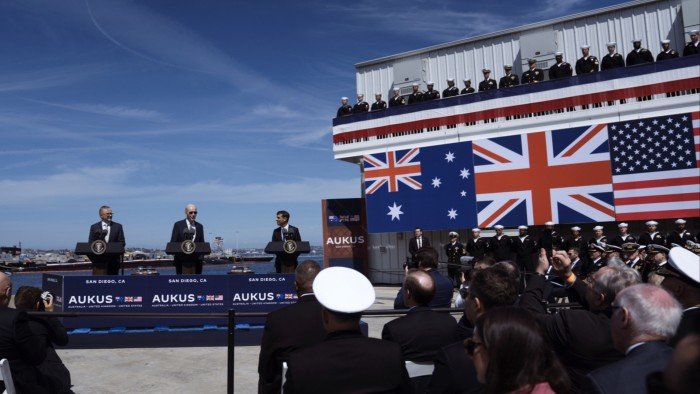 Pentagon launches review of 2021 Aukus submarine deal