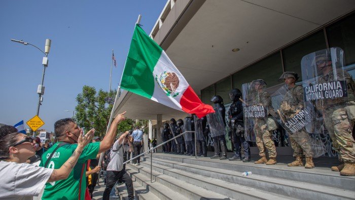 Trump dispatches soldiers to Los Angeles in test of executive power