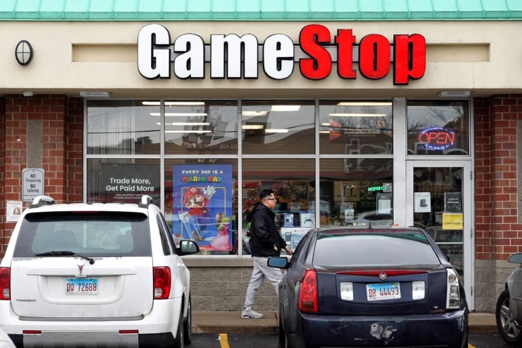 GameStop hints at its next bitcoin buy. The stock is tumbling.